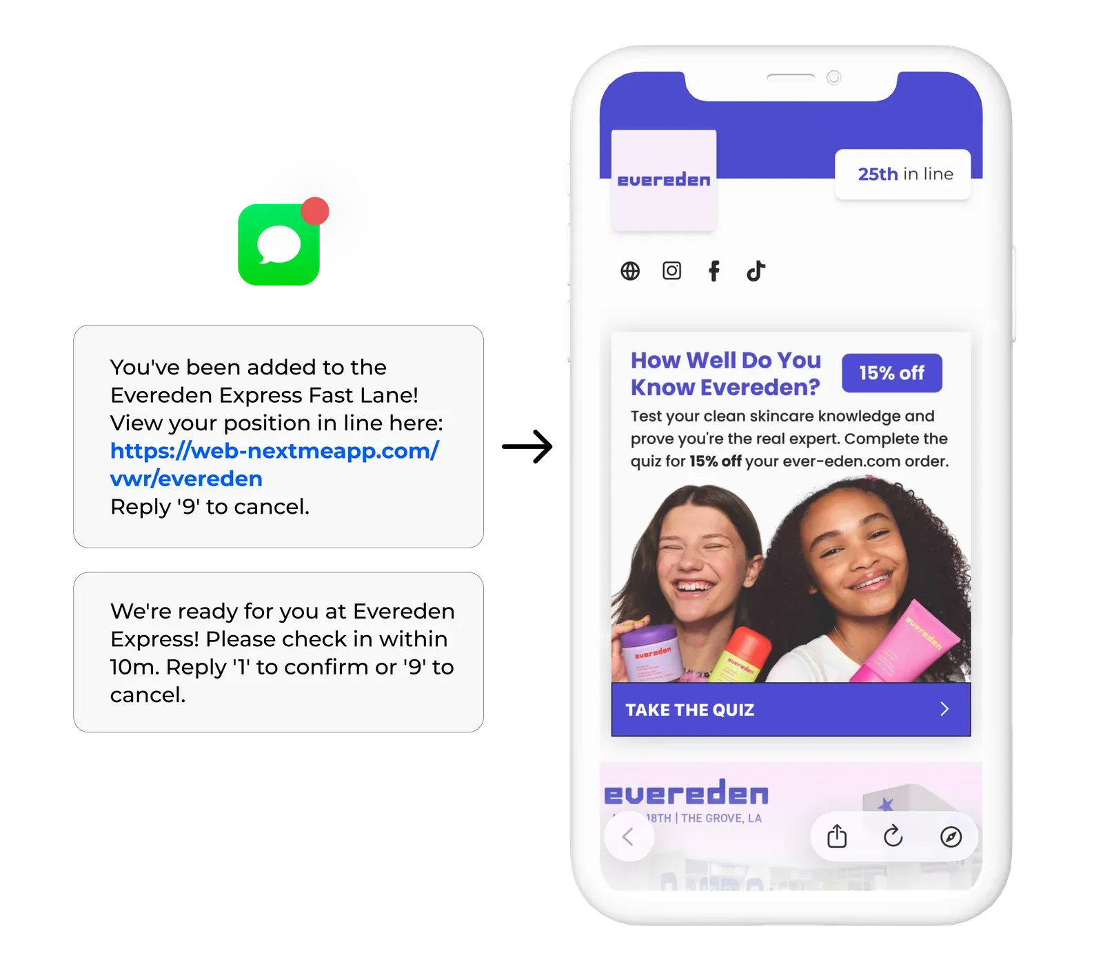 NextMe Evereden Event Virtual Waitlist Case Study