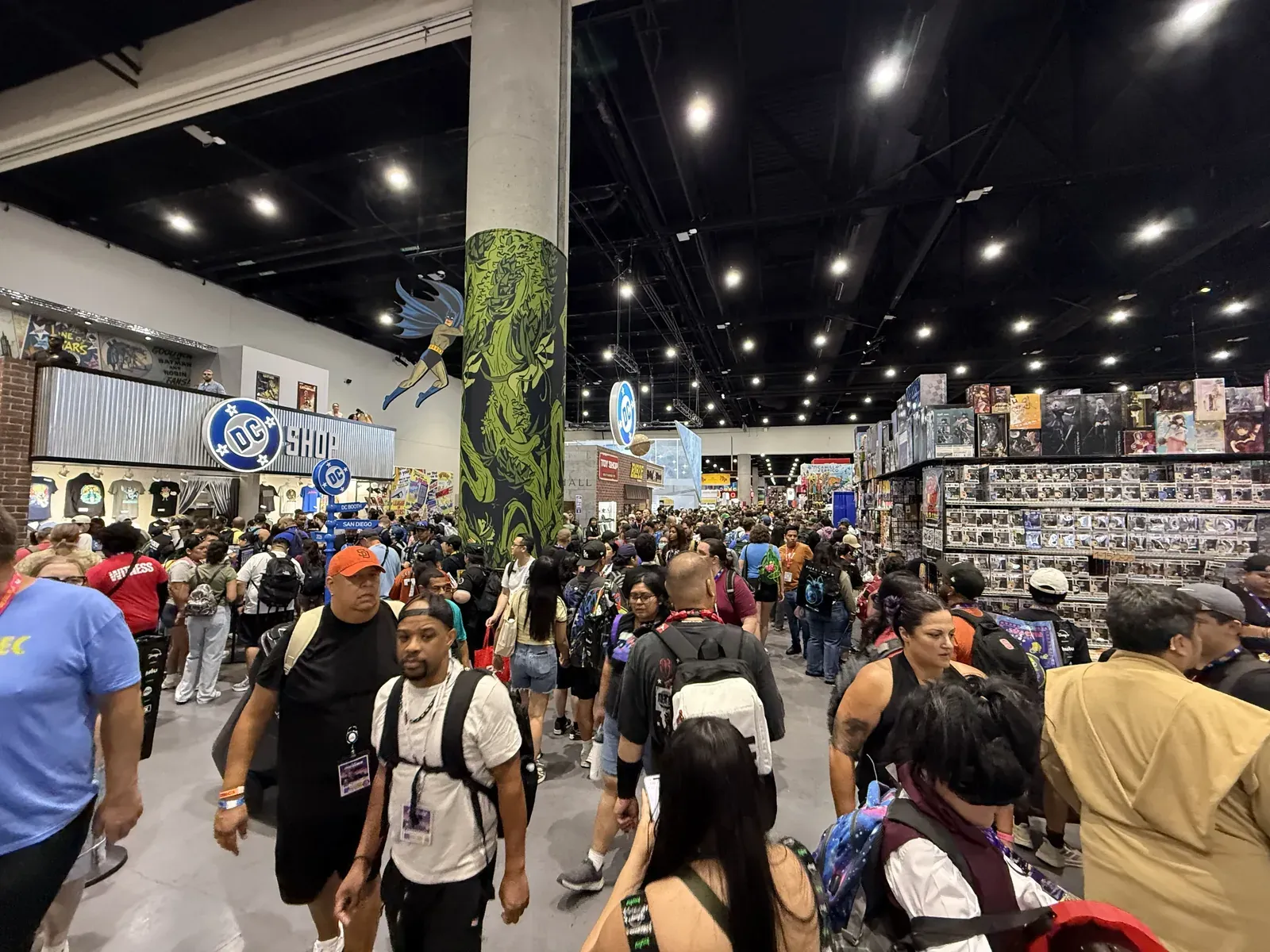 The crowded show floor at SDCC 2026