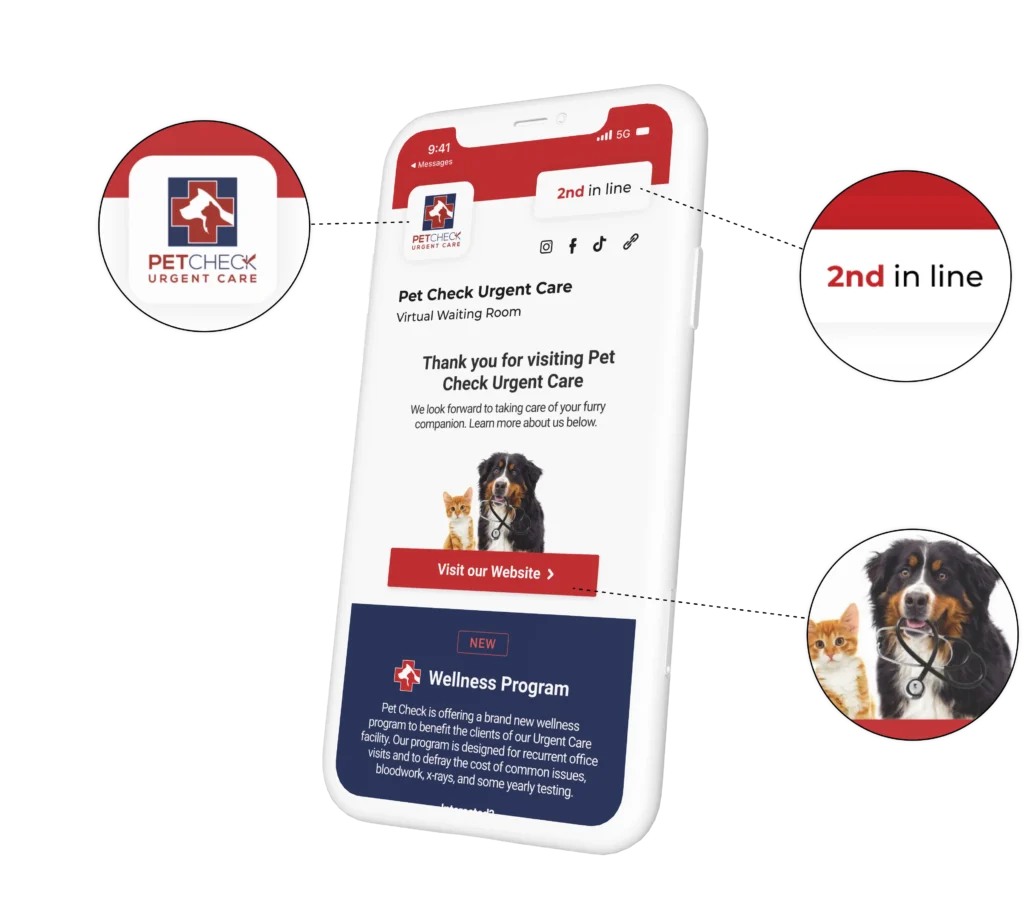 NextMe Waitlist App Veterinary Industry