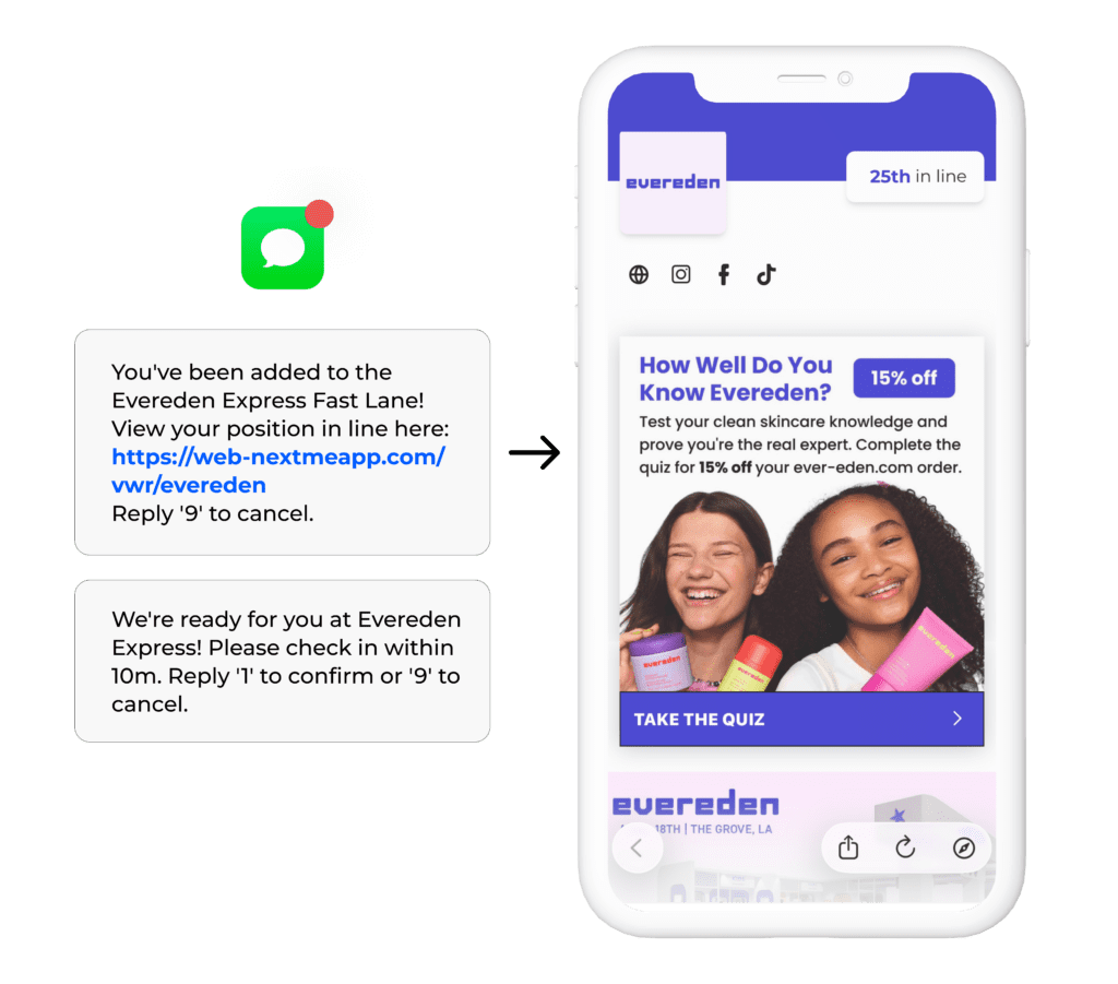 NextMe Evereden Event Virtual Waitlist Case Study