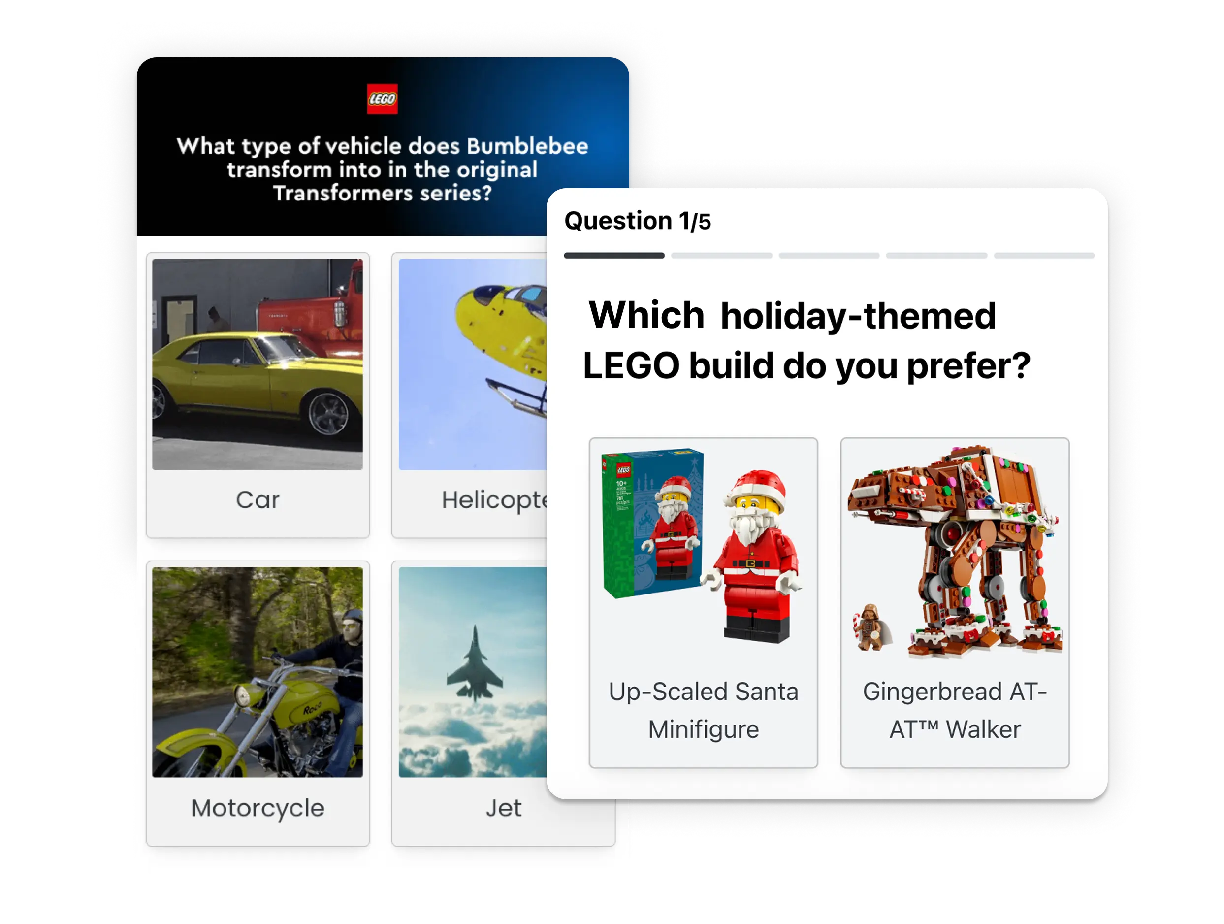 NextMe virtual waiting room polls and quizzes examples