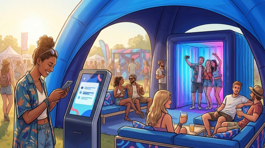 Virtual Queuing at a Live Event