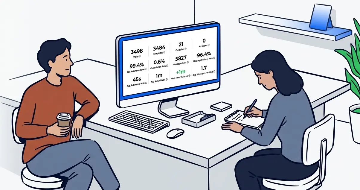 NextMe waitlist analytics illustration