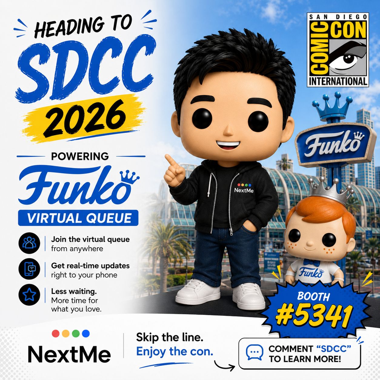 NextMe powers Funko's virtual queue at SDCC 2026